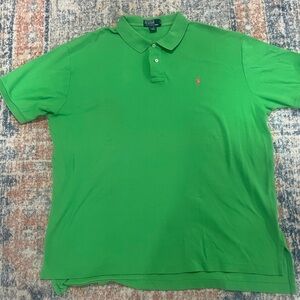 Ralph Lauren Men's Vibrant Green Polo Shirt size XXL